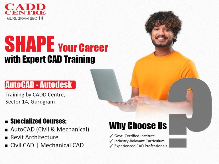 Master Precision Design with the Best AutoCAD Training in Gurugram | CADD Centre Sector 14